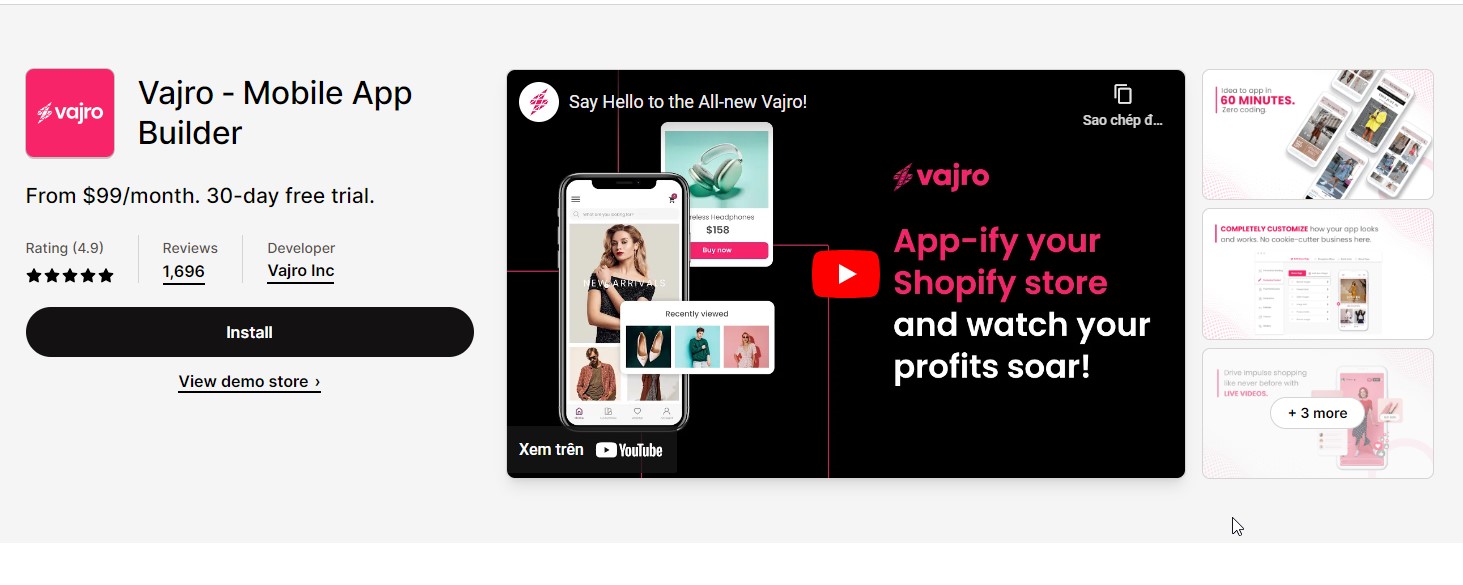 Vajro ‑ Mobile App Builder